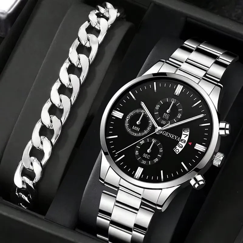Man Bracelet Wristwatch