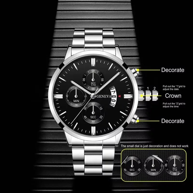 Man Bracelet Wristwatch