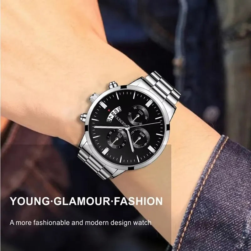 Man Bracelet Wristwatch