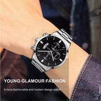 Man Bracelet Wristwatch