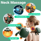 Portable, Bionic Heated Neck and Back Massager