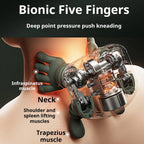 Portable, Bionic Heated Neck and Back Massager