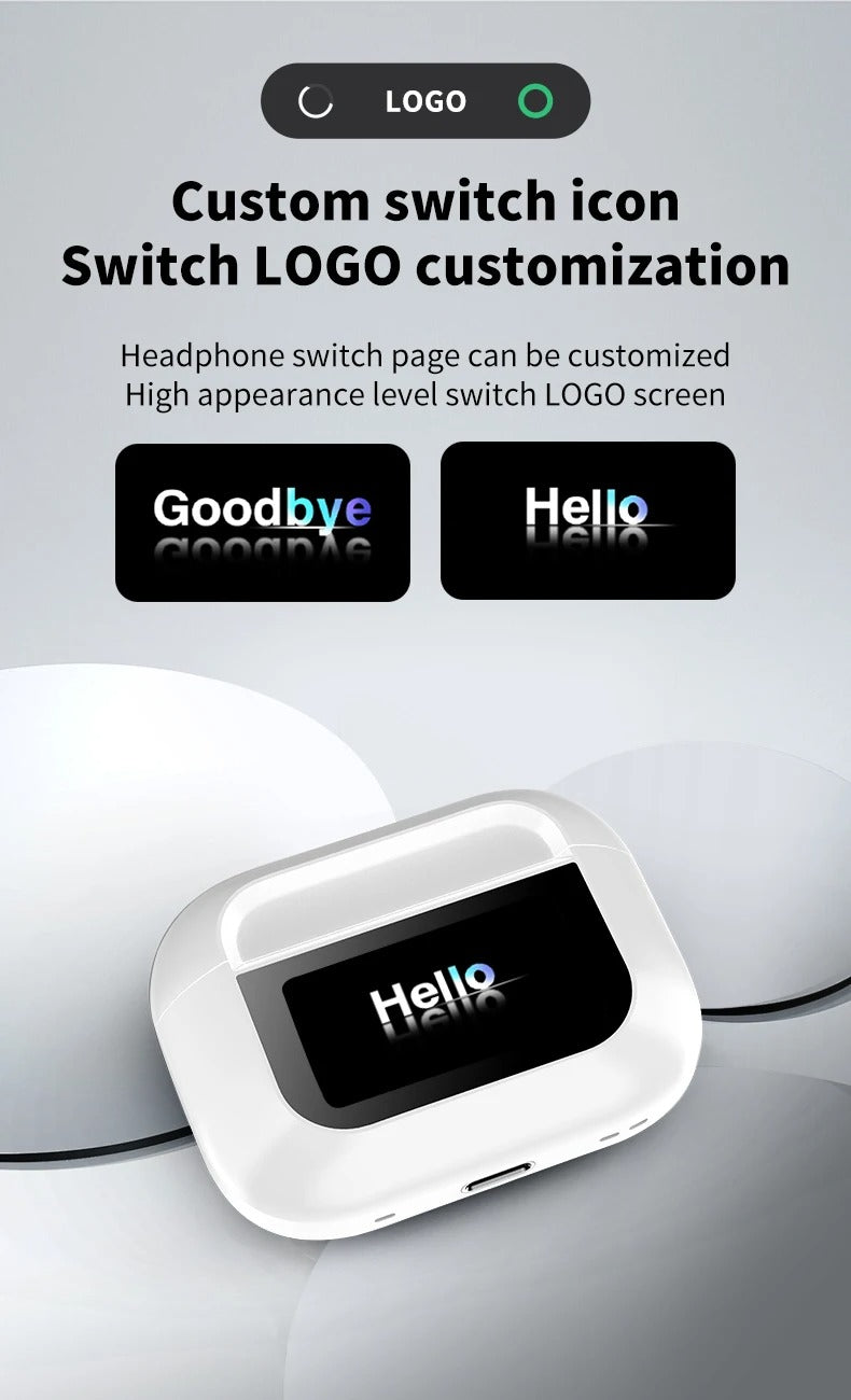 A9 pro Lcd Touch Screen Airpods With Display Control