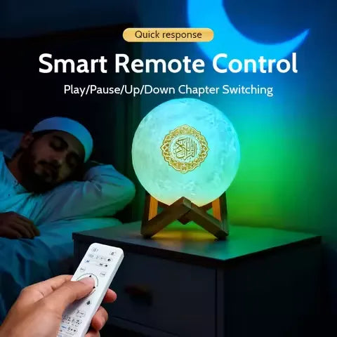Quran Smart Touch Led Lamp Bluetooth Speaker with Remote