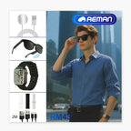 Smart Combo Set – Smartwatch + SunglasseS (6-in-1 Kit)