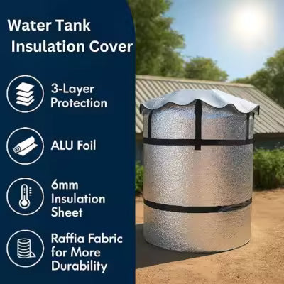 Thermal Water Tank Cover / Water Tank Insulation Jacket / Water Tank Heater Insulation Jacket Cover / UV-Proof Tank Cover / Energy-Saving Tank Wrap