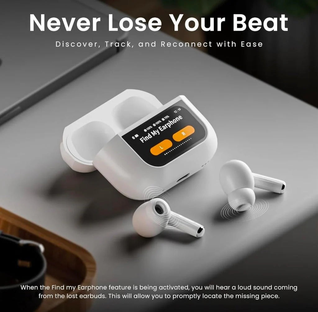 A9 pro Lcd Touch Screen Airpods With Display Control