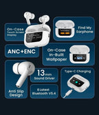 A9 pro Lcd Touch Screen Airpods With Display Control